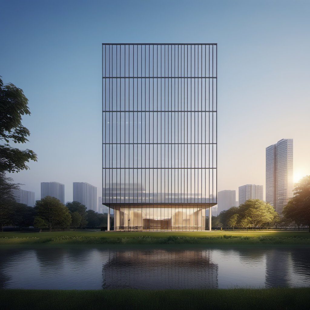 00522-2989044062-(masterpiece), best quality,8K,no humans, outdoors,_bangonglou,office building,_scenery, outdoors, sky,tree, reflection,cityscap.png